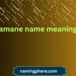 amane name meaning