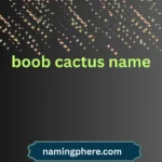 boob cactus name