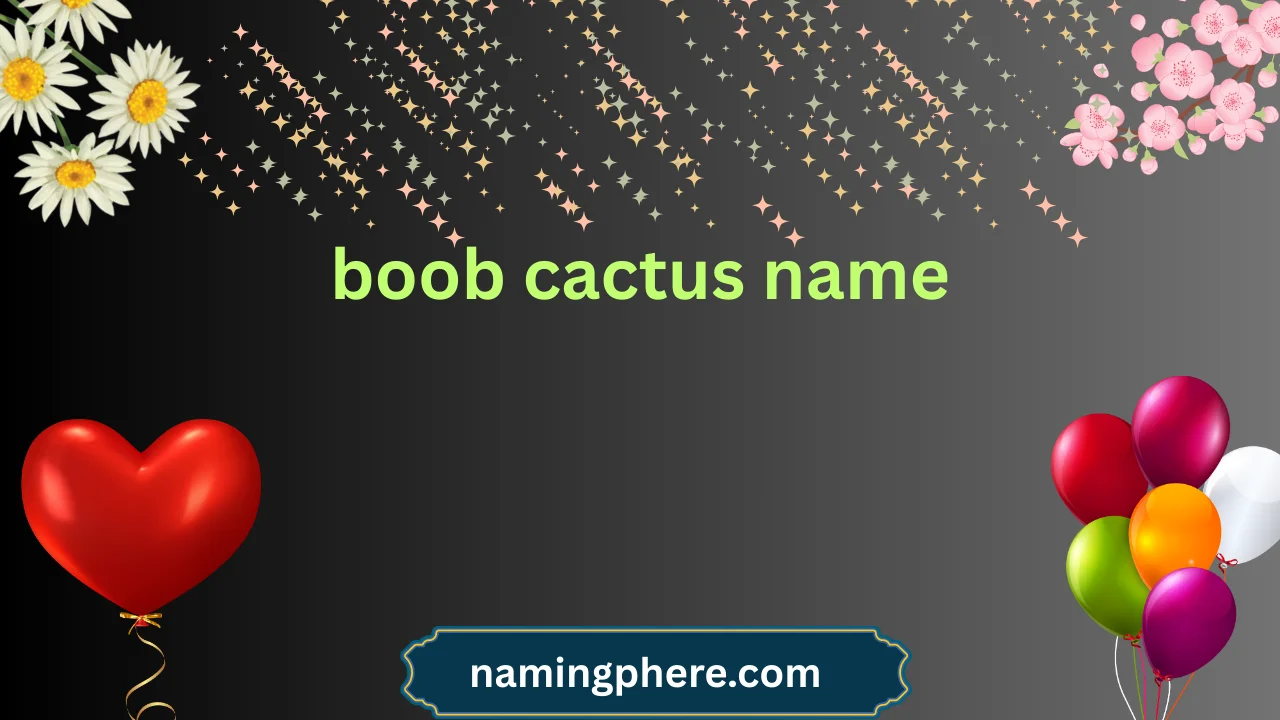 boob cactus name