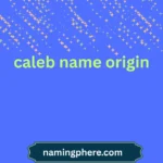 caleb name origin