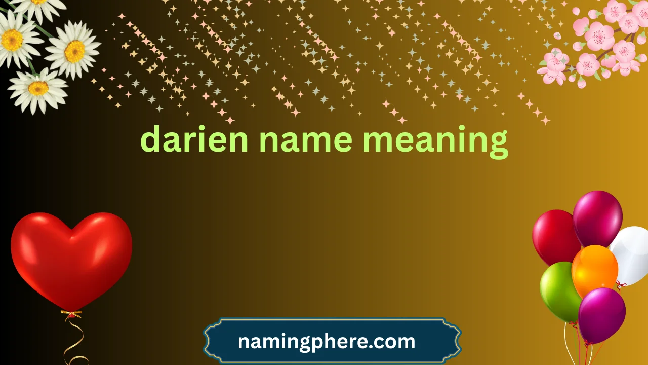 darien name meaning