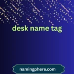 desk name tag