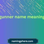 gunner name meaning