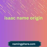 isaac name origin
