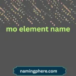 mo element name