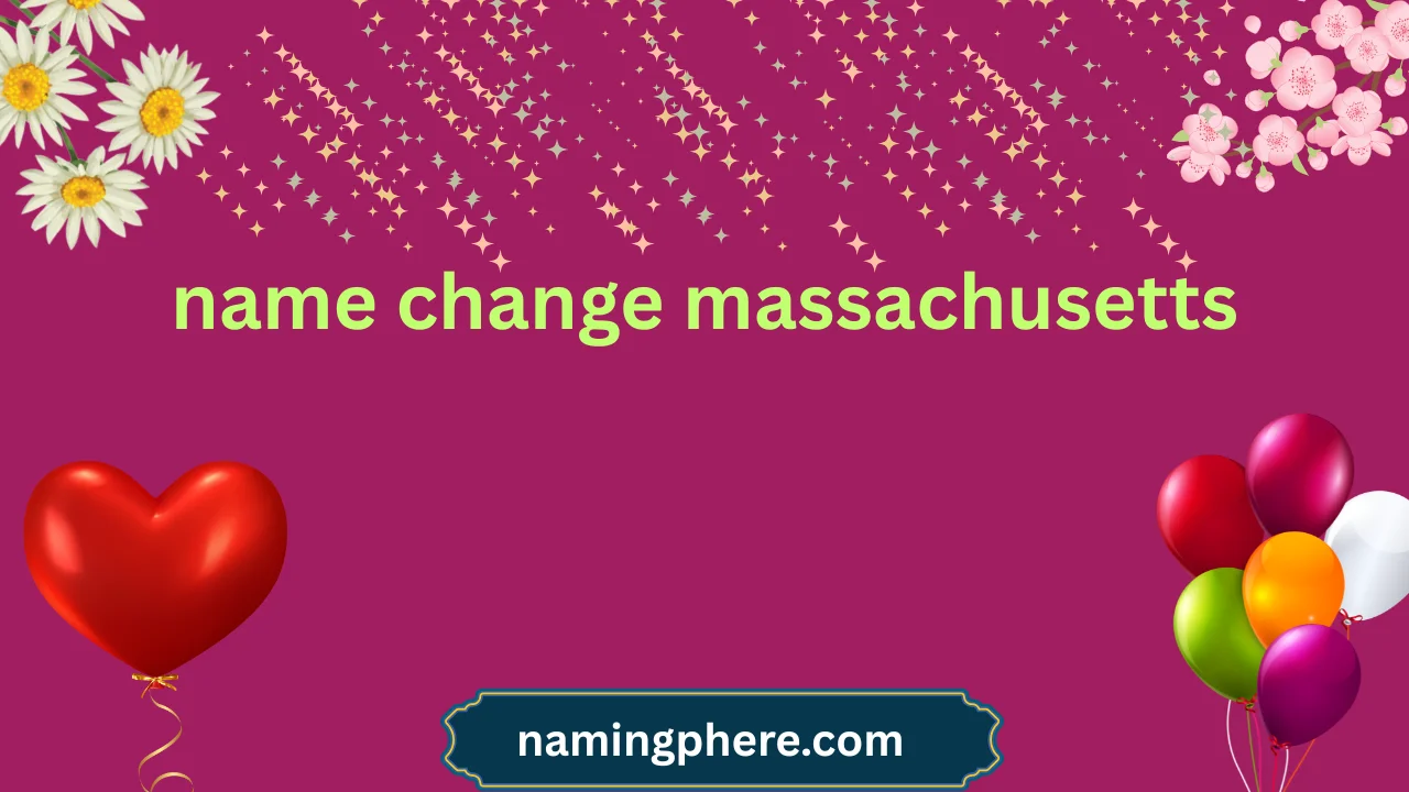 name change massachusetts