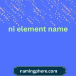 ni element name