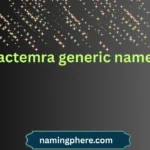 actemra generic name