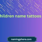 children name tattoos