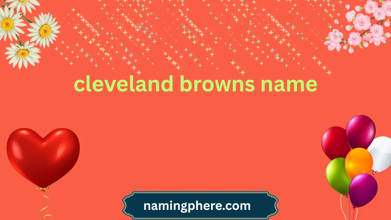 cleveland browns name