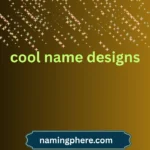 cool name designs