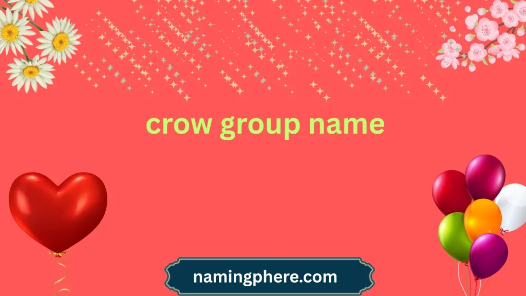 crow group name