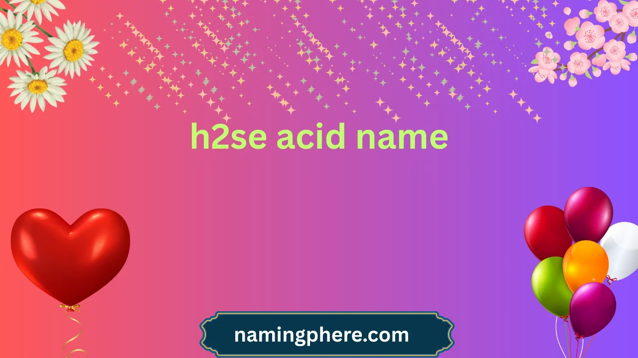 h2se acid name