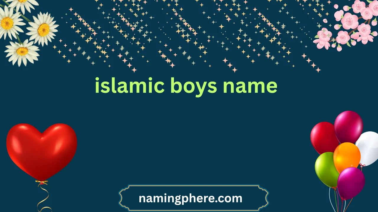 islamic boys name