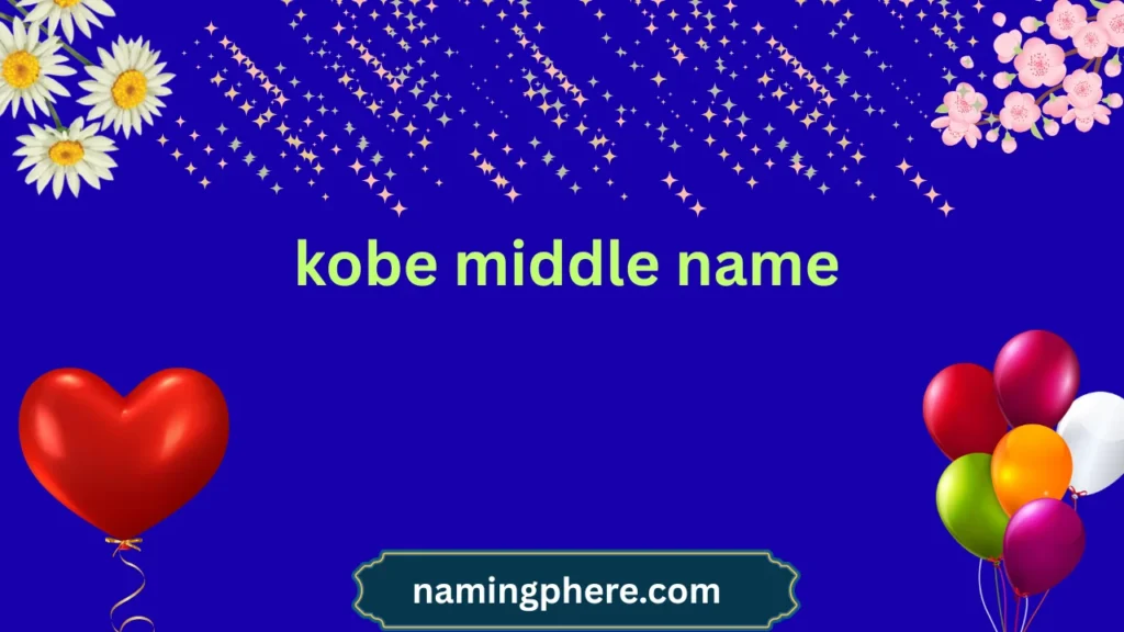 kobe middle name