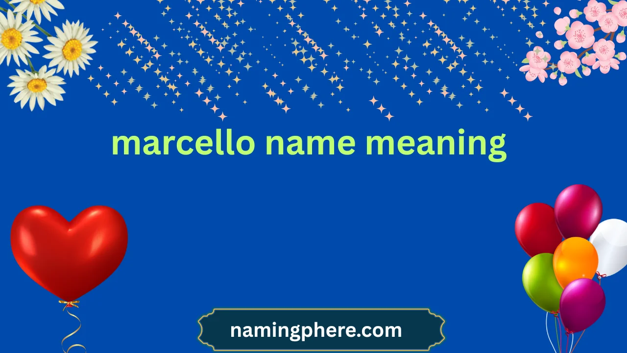 marcello name meaning