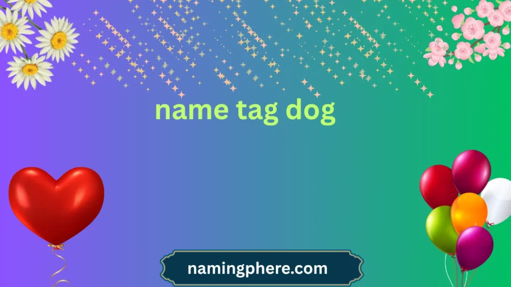 name tag dog