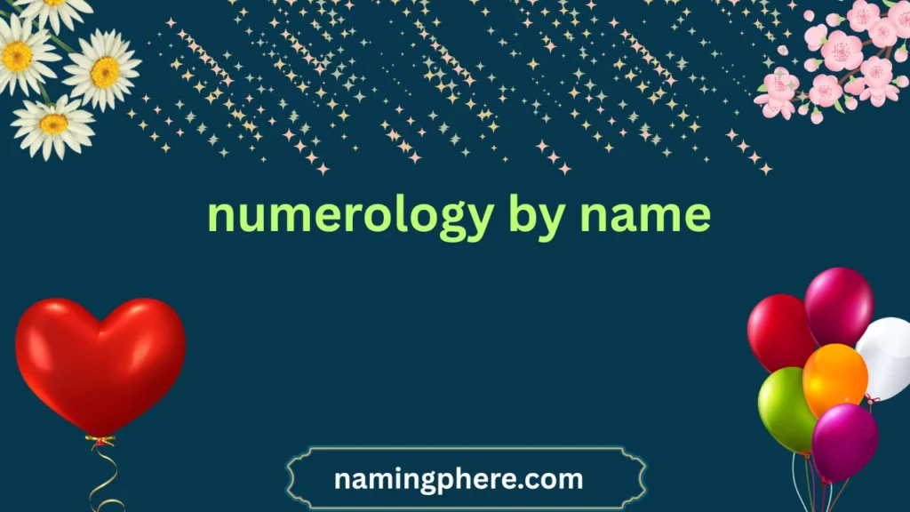 numerology by name