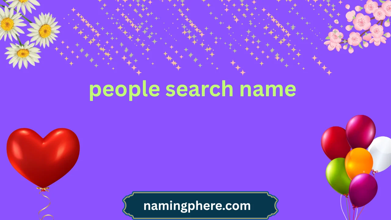 people search name