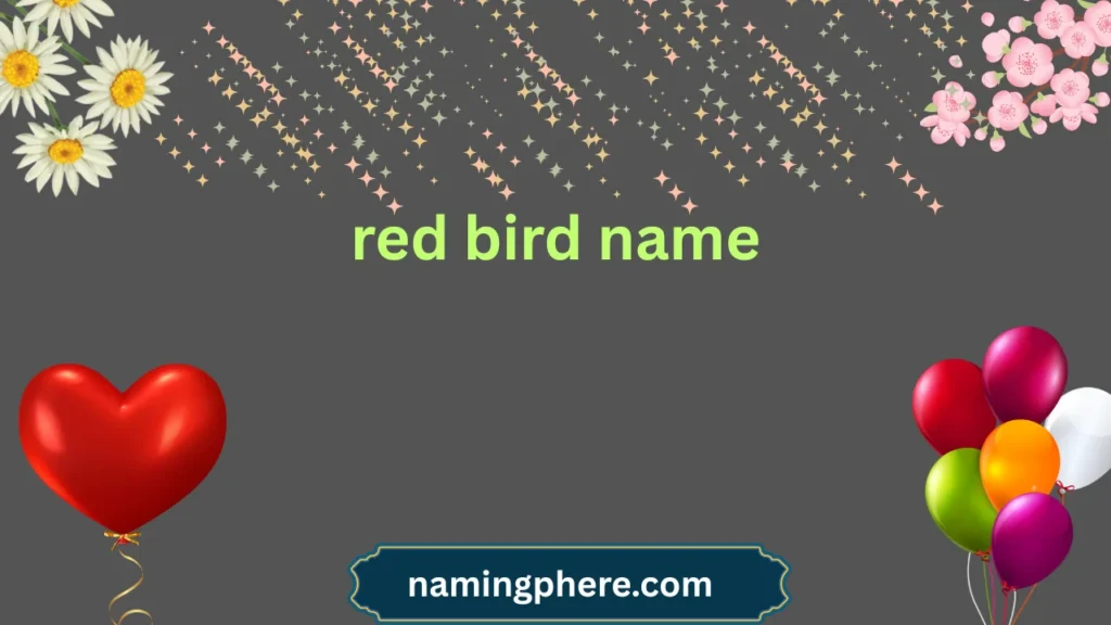 red bird name