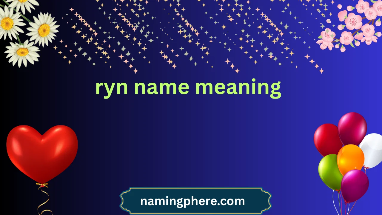 ryn name meaning