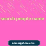 search people name
