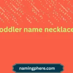 toddler name necklace