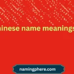 chinese name meanings