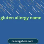 gluten allergy name