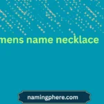mens name necklace