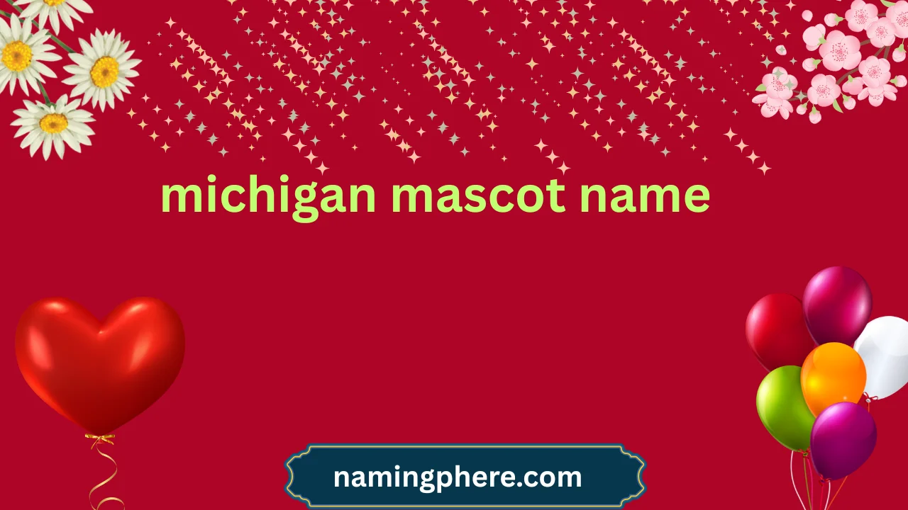 michigan mascot name