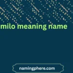 milo meaning name