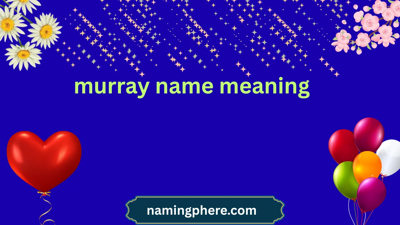 murray name meaning
