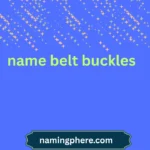 name belt buckles