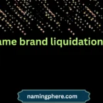 name brand liquidations