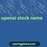 openai stock name