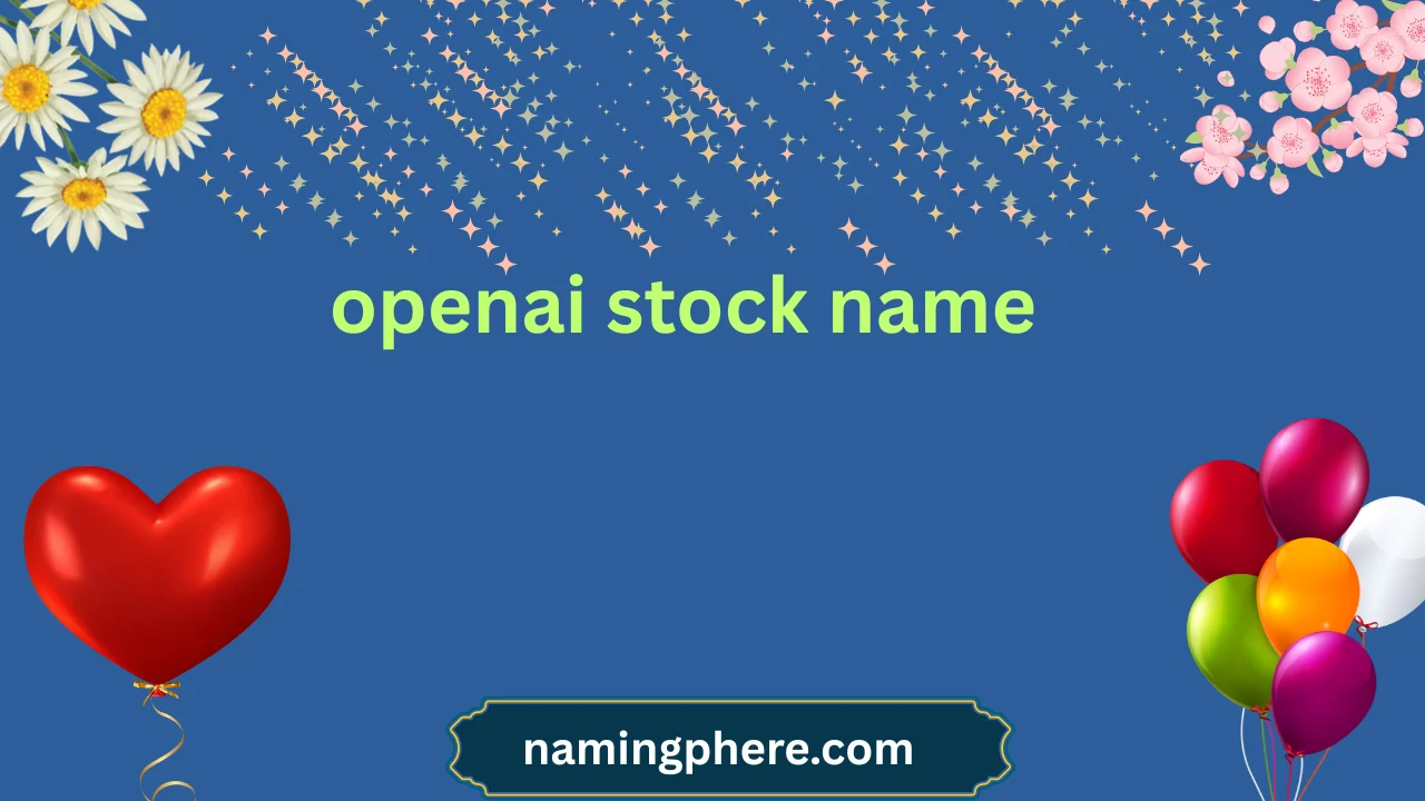 openai stock name