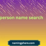 person name search