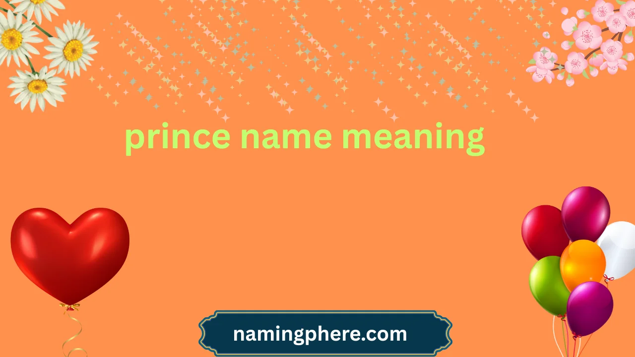 prince name meaning