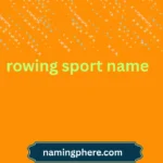 rowing sport name