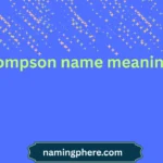 thompson name meaning
