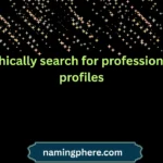 ethically search for professional profiles