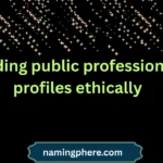 finding public professional profiles ethically