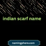 indian scarf name