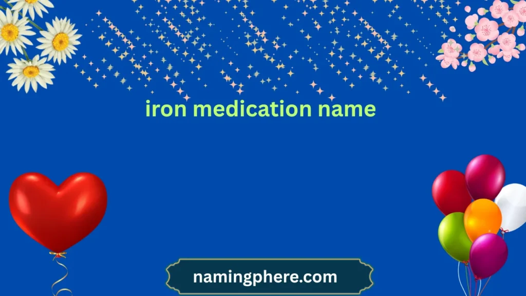iron medication name