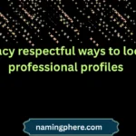 privacy respectful ways to locate professional profiles