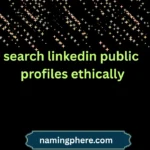 search linkedin public profiles ethically